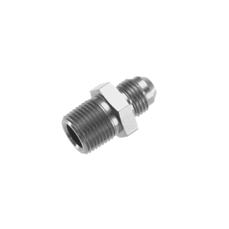 Red Horse Performance -12 STRAIGHT MALE ADAPTER TO -12 (3/4") NPT MALE - CLEAR 816-12-12-5